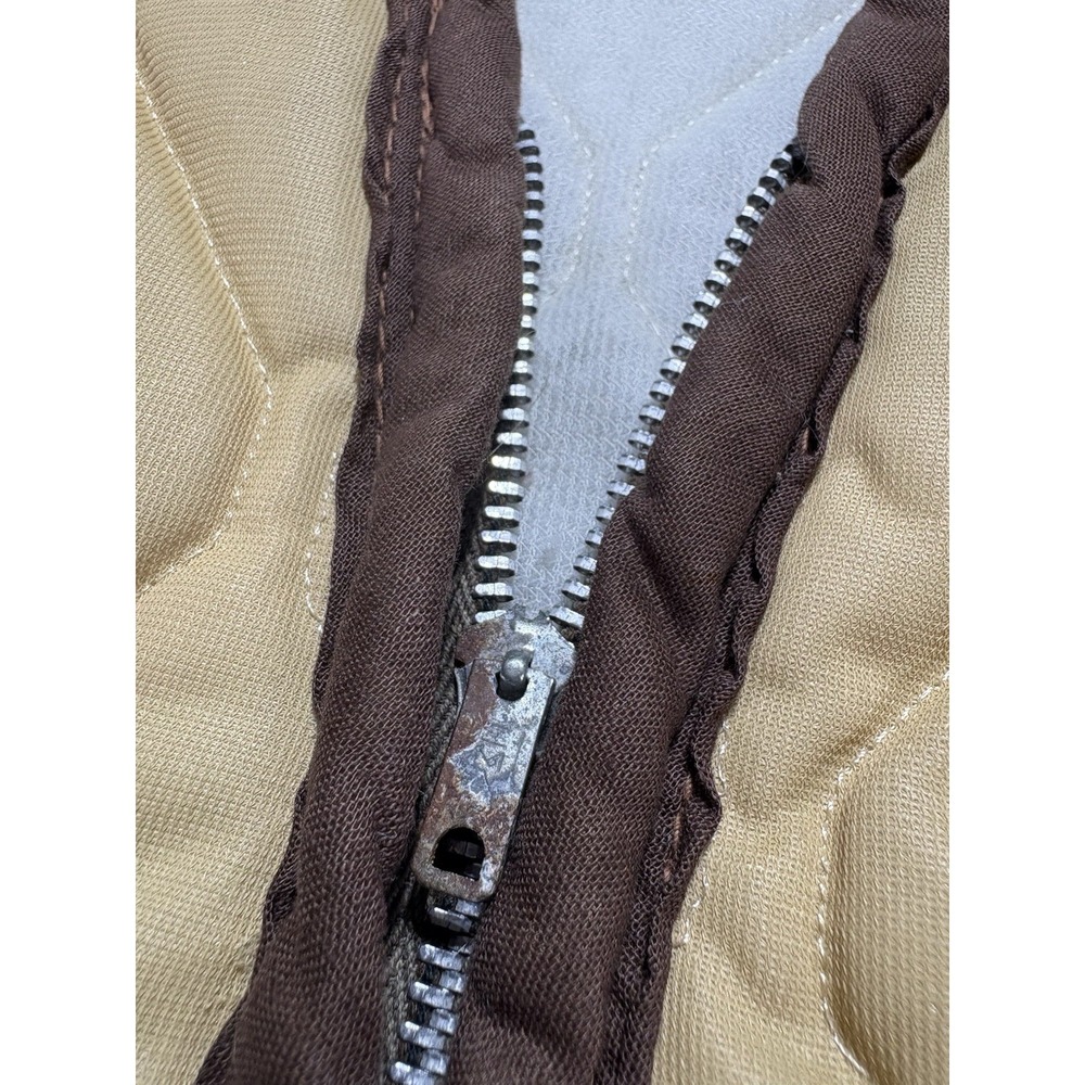 Vintage 50s 60s Hunting Thermal Lined Quilted Vest Liner Jacket Men's Medium EUC - Picture 5 of 13